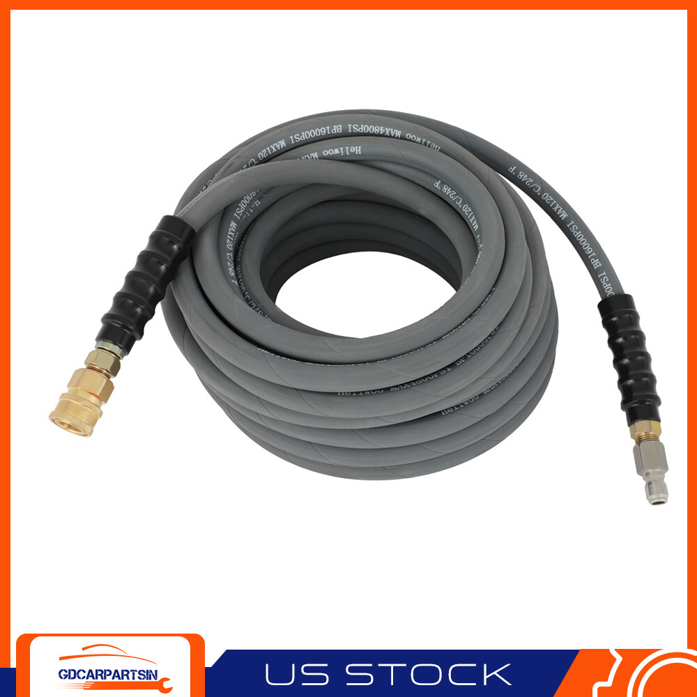 275F 50ft Pressure Washer Hose 4000PSI Non-Marking 3/8