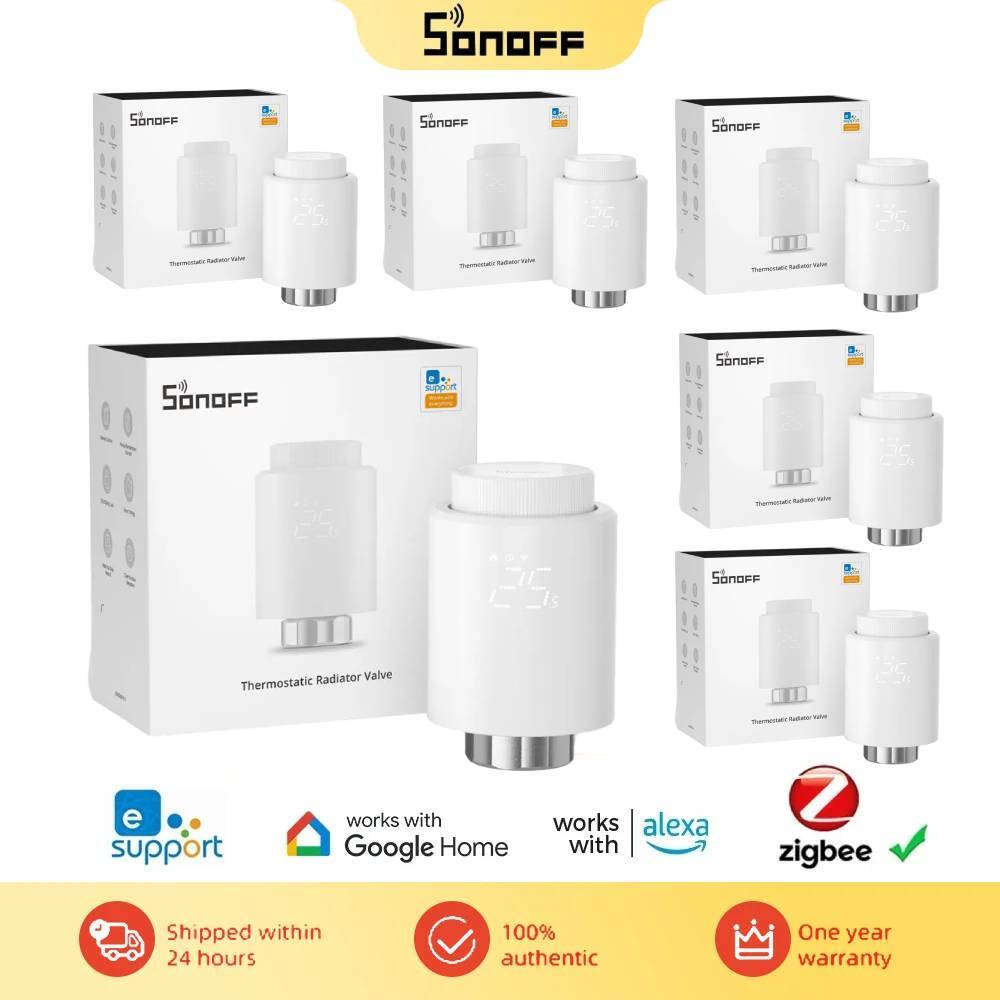 SONOFF smart TRV TRVZB ZigBee Thermostatic Radiator Valve Temperature Control su