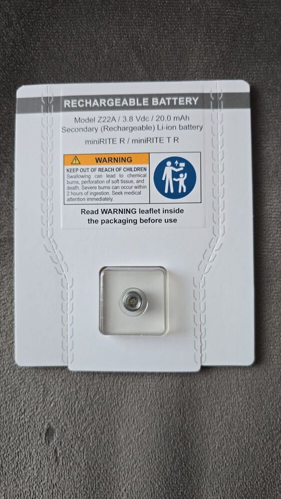 Oticon Hearing Aid rechargeable battery, The Most Recently Made Z22A USA SHIPPER