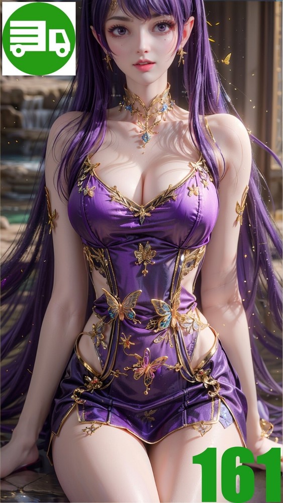 AI Art Chinese Girl Digital Background Desktop Image A5 by bandes_99-image