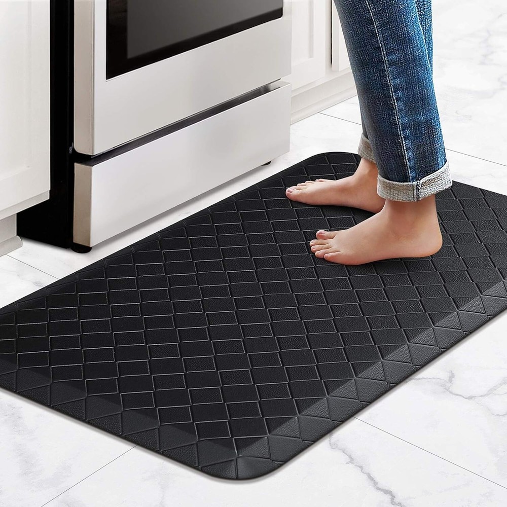 17.3x28 Thick Cushioned Anti-Fatigue Floor Mat Waterproof Non-Slip