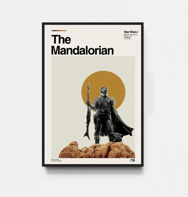 The Mandalorian Poster- Star Wars Poster, Star Wars Print