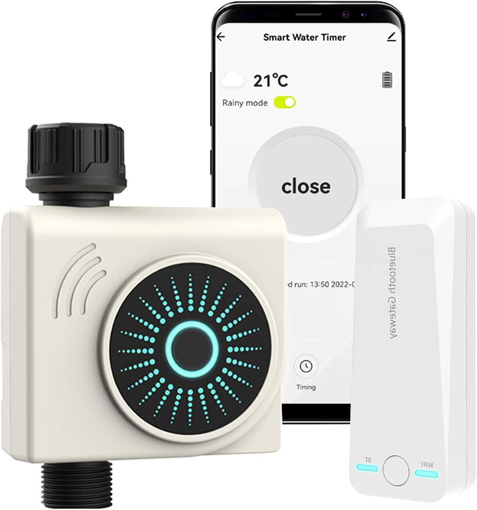 Smart Wireless Water Timer for Garden Hose Faucet Sprinkler System