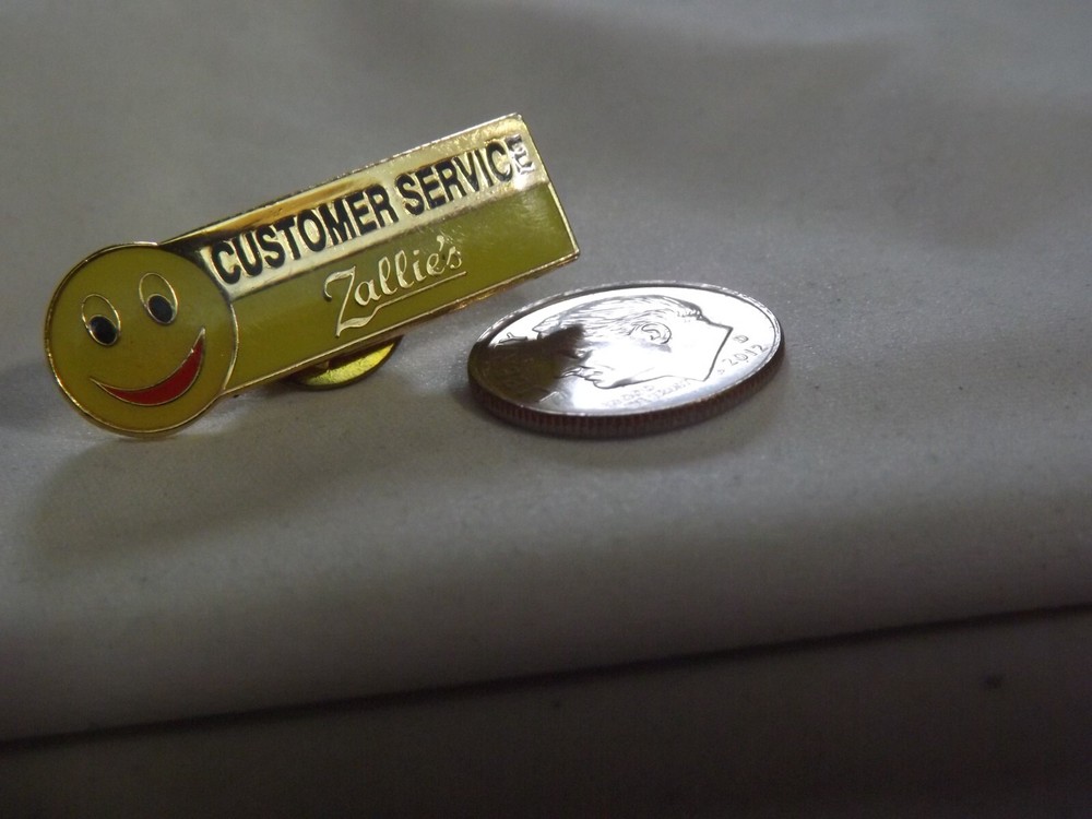 Customer Service Zallie's  Lapel Hat Pin-image