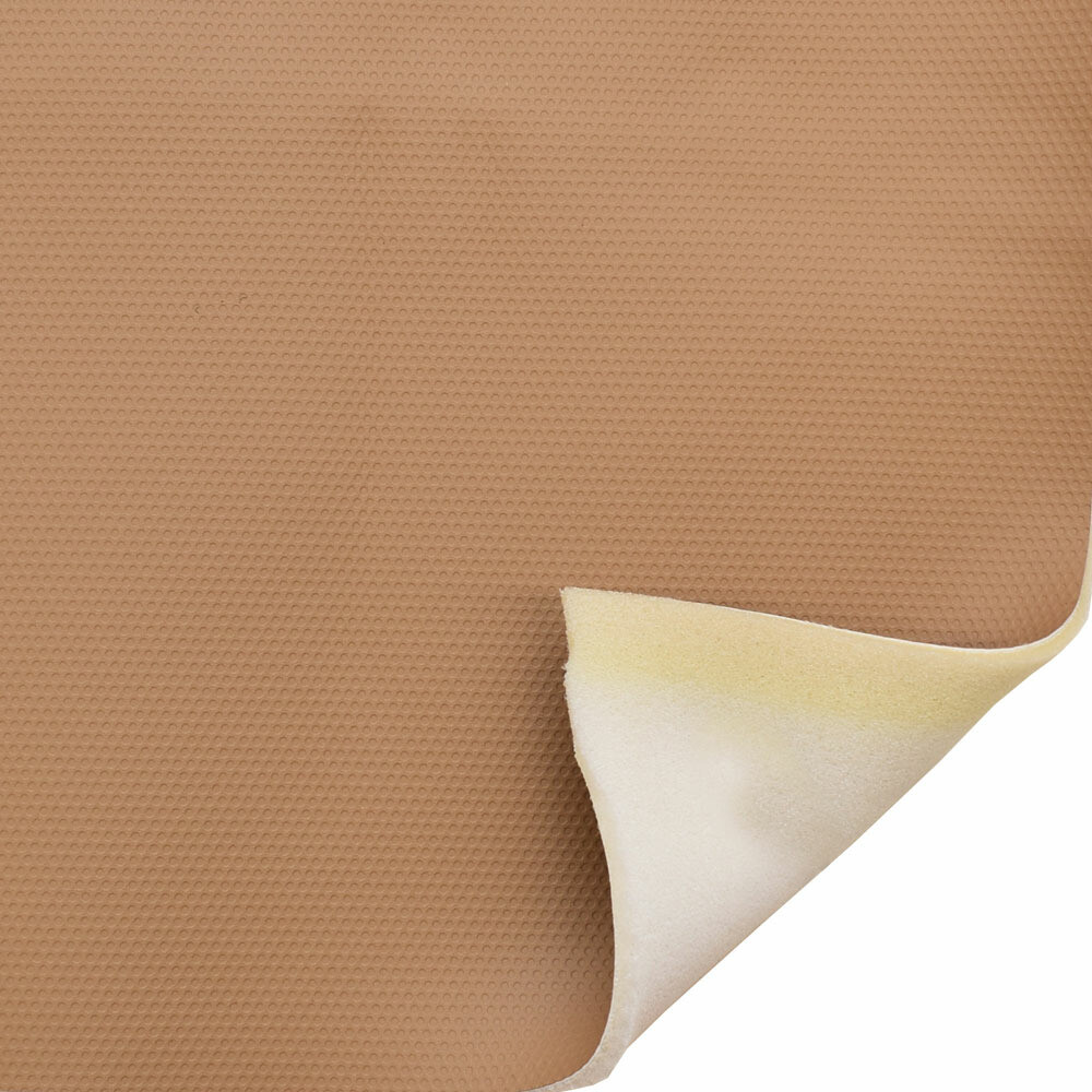 Aviara Boat 1/4 Foam Back Texture Vinyl | Dimples Brown 54 Inch (YD)