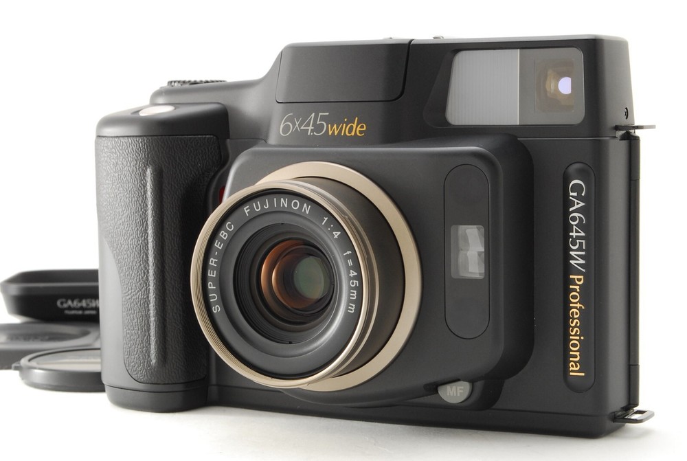 FUJIFILM GA645W Pro Medium Format Film Camera in Near Mint Condition with Hood from Japan