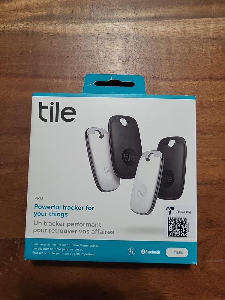 Tile by Life360 - Pro (2022) - 4 Pack Powerful Bluetooth Tracker, Key Finder ...