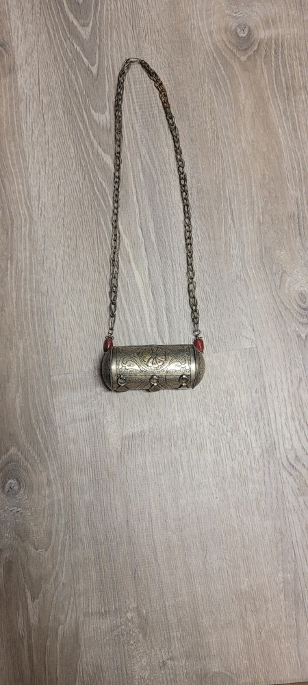 16in Etched Prayer Amulet