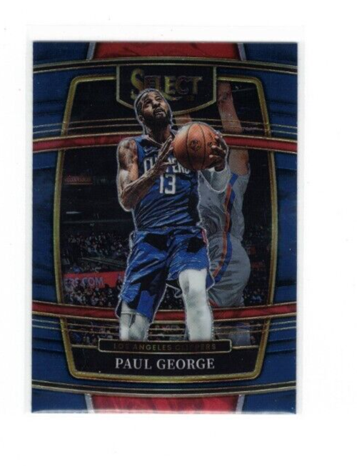 2021-22 Panini Select - Concourse Blue #14 Paul George