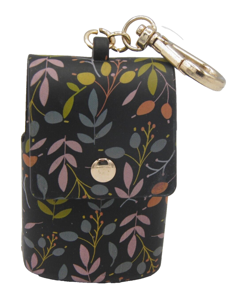Bath & Body Works BLACK LEAVES POCKETBAC HAND GEL SANITIZER HOLDER NEW