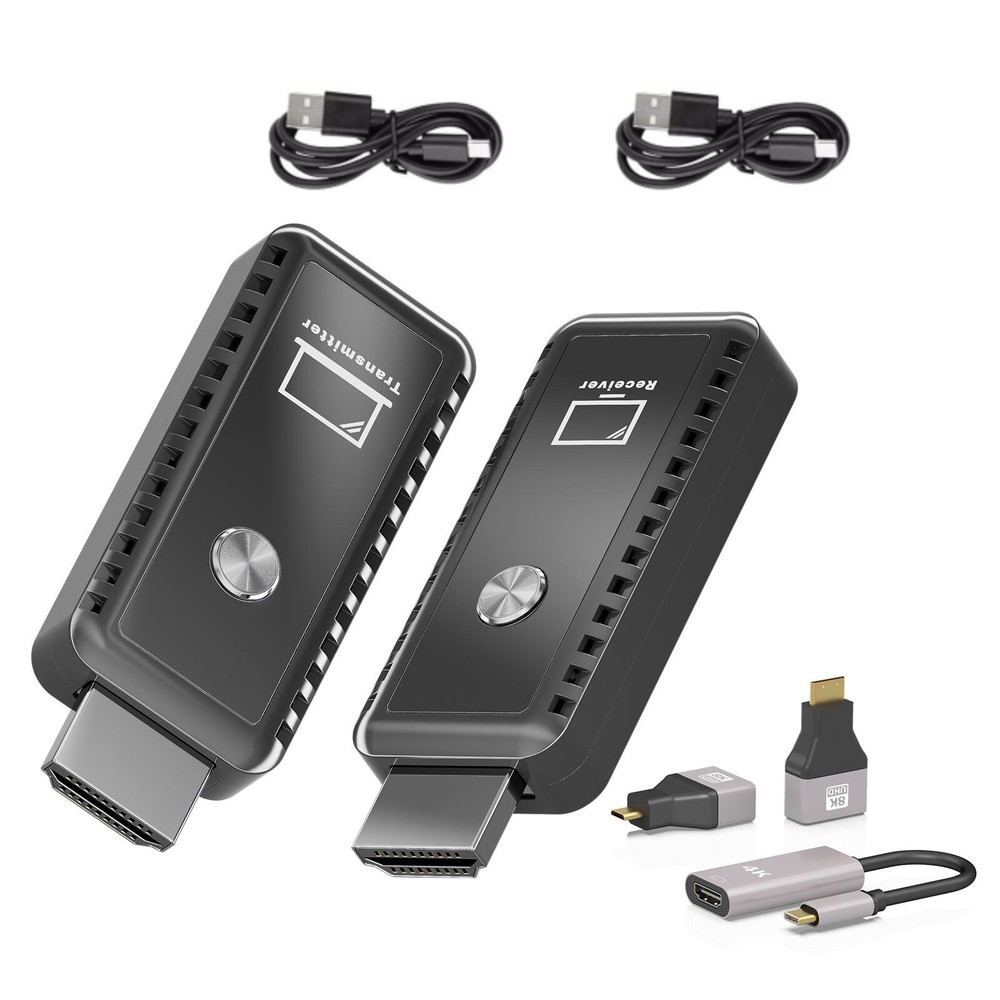 Wireless 1080P HDMI Transmitter Receiver Dual Band 2.4G 5G 6.75Gbps Wide Compatibility