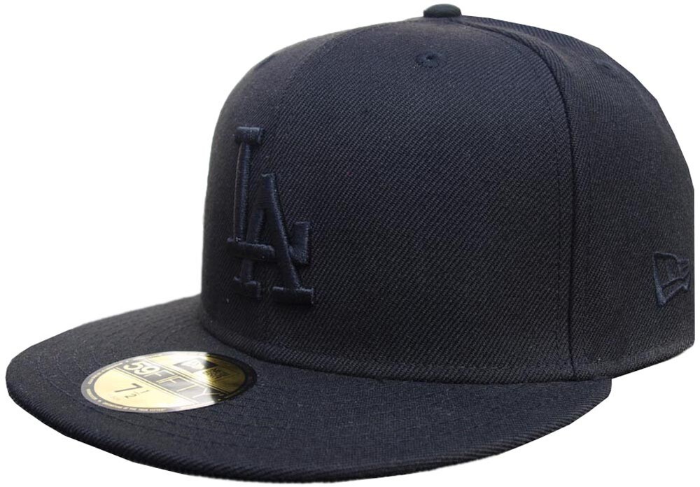 New Era Los Angeles Dodgers LA Black On Black Cap 59Fifty Fitted Limited Edition
