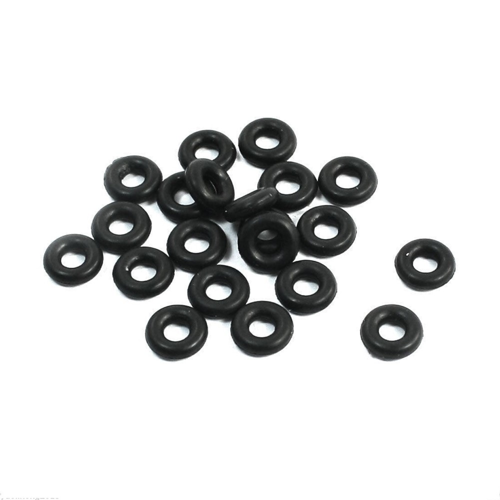 20PCS Black Rubber 5mm x 2mm x 1.5mm Oil Seal O Rings Gaskets Washers #E8