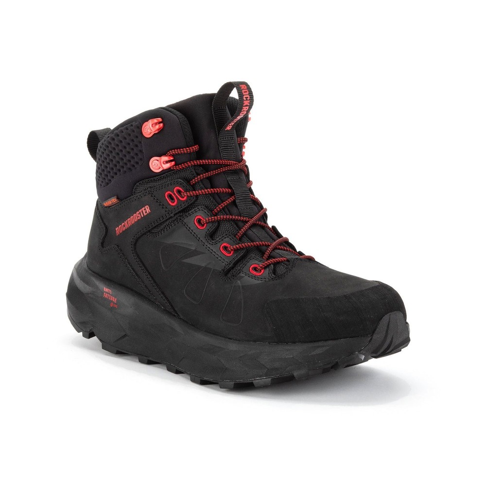 ROCKROOSTER Farmington 6 Inch Waterproof Hiking Boots for Outdoor Adventures