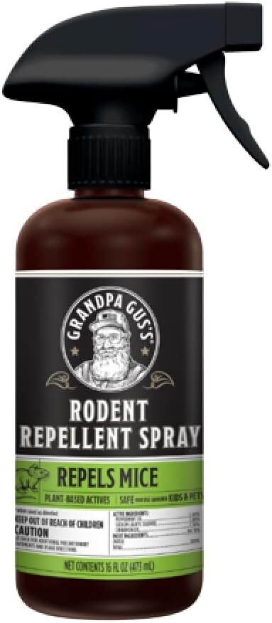 Grandpa Gus'S Rodent Repellent Spray, Peppermint & Cinnamon Oil, Prevents Mouse/