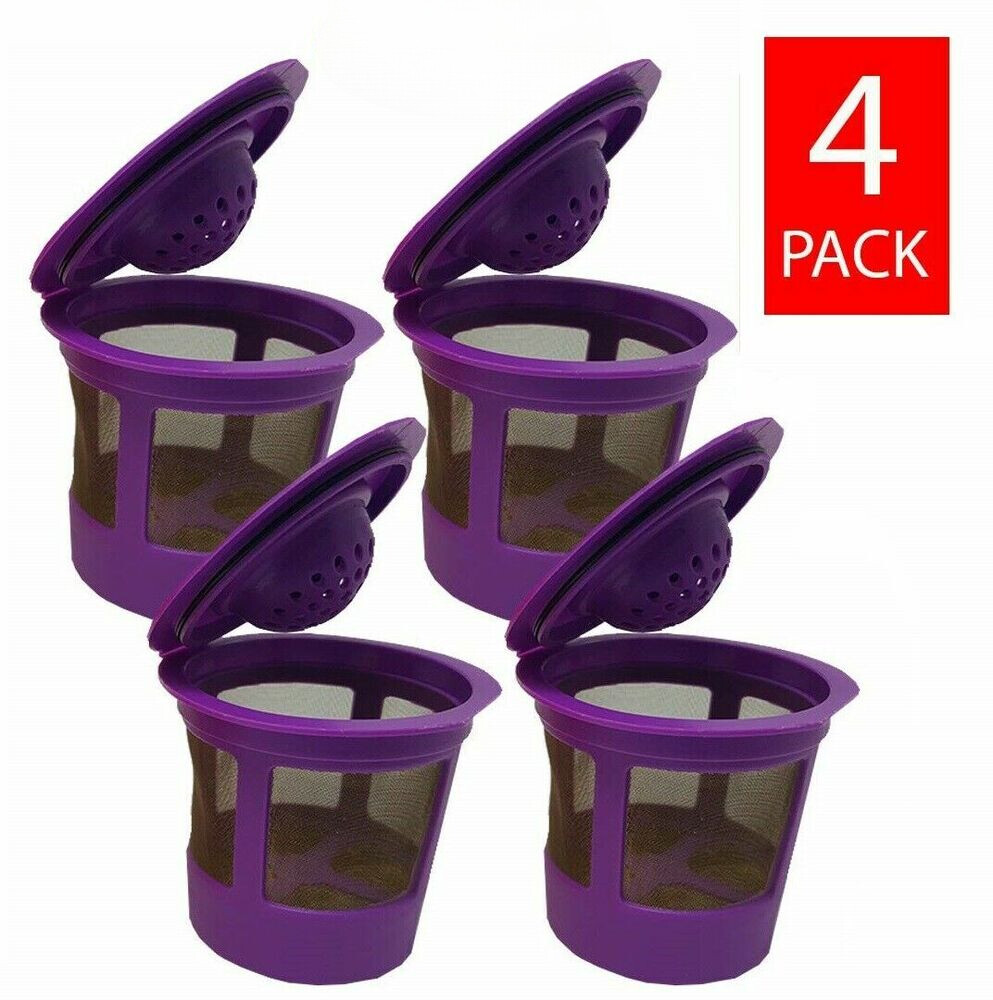 Reusable K Cups for Keurig Coffee Makers, Refillable K-Cup (4 Pack)