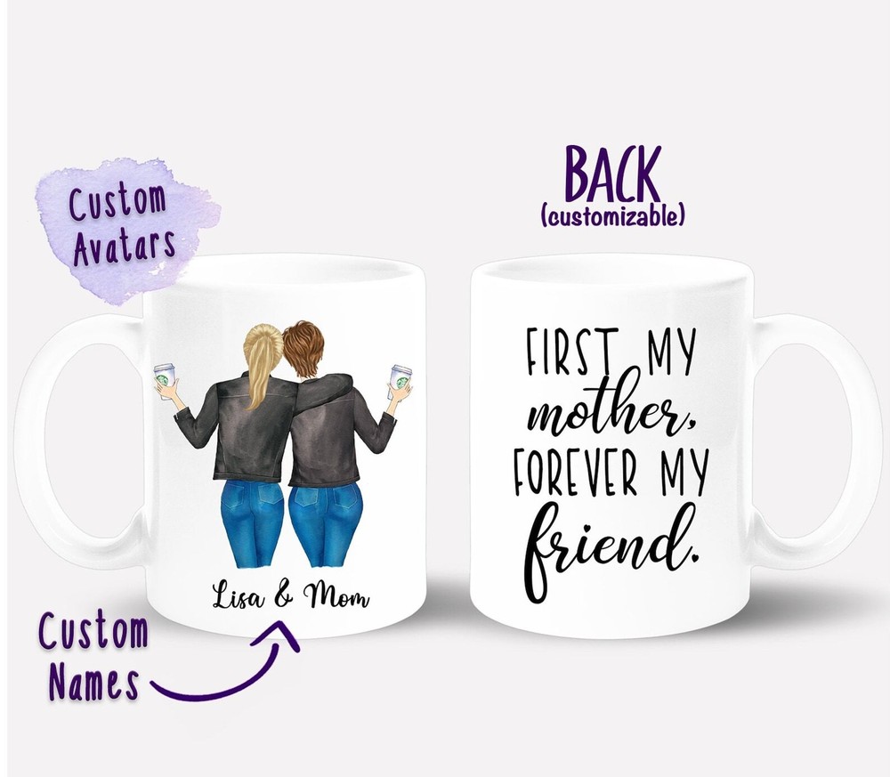 Mothers Day Personalized Mug Mother Daughter Gift Mom Gift Gifts For Mom Mothers