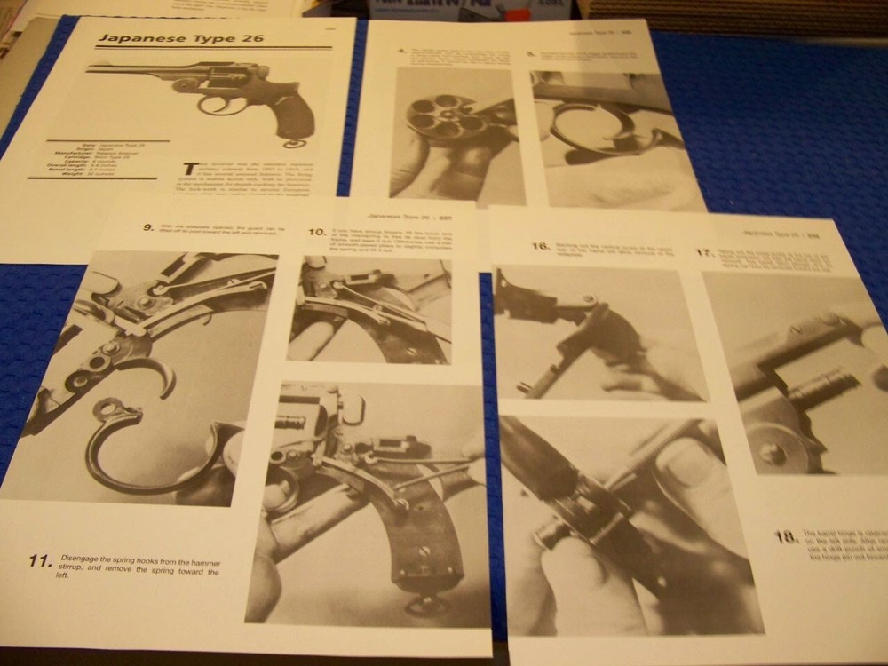 JAPANESE TYPE 26 (9MM) REVOLVER..FIELD STRIP & REASSEMBLY TIPS (659MM)