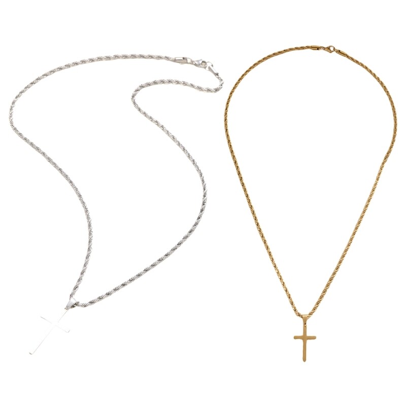 Modern Crosses Pendant Necklace for Men and Women for Parties and Festival