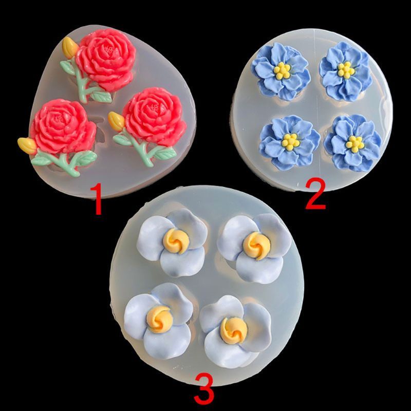 Camellia Rose Cuckoo Flower Epoxy Resin Silicone Wall Hanging Mold