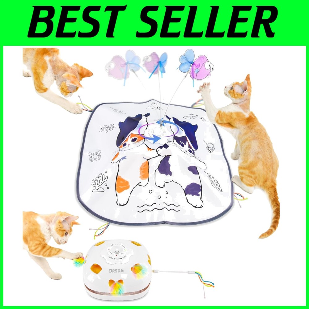 5-in-1 Interactive Cat Toys for Indoor Cats