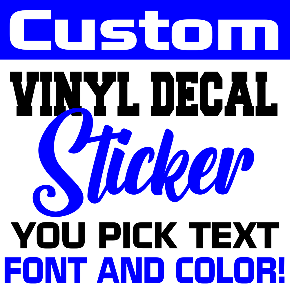 Custom Vinyl Lettering Decal for Car Window Mirror Personalization-image