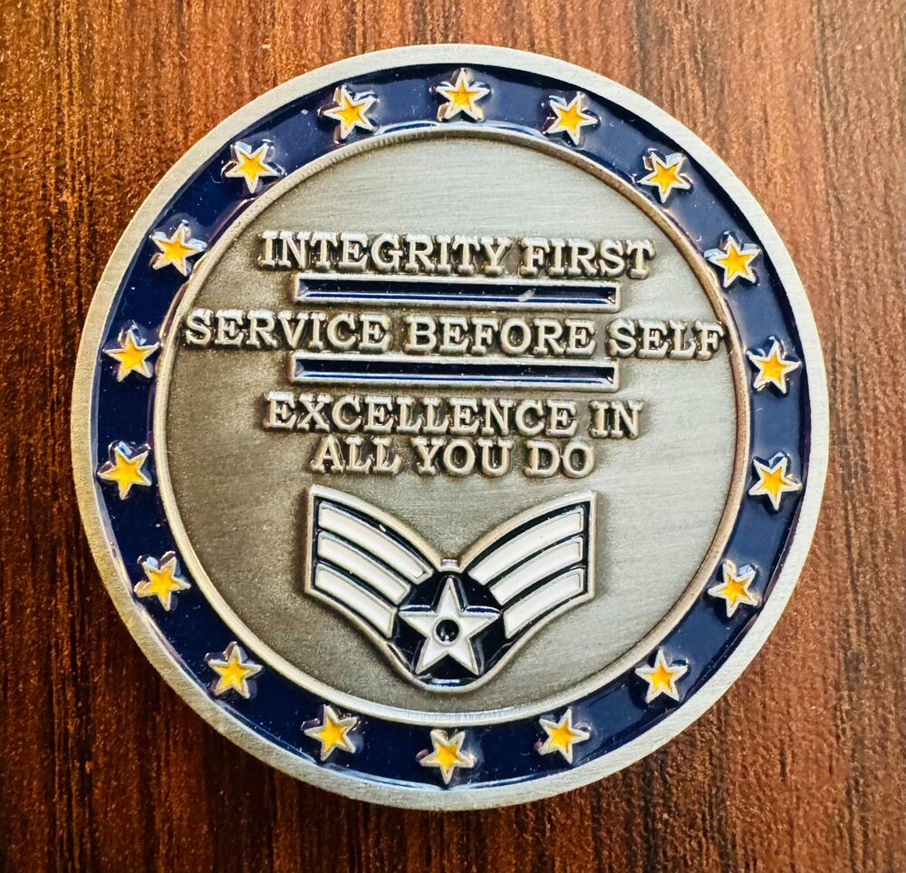 US AIR FORCE AIRMAN LEADERSHIP SCHOOL GRADUATE CHALLENGE COIN ~ SHIPS FREE!