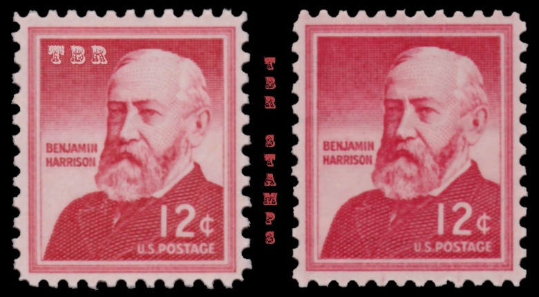 1045 1045a Ben Harrison 12c Liberty Issue Untagged Tagged Set of 2 MNH - Buy Now-image