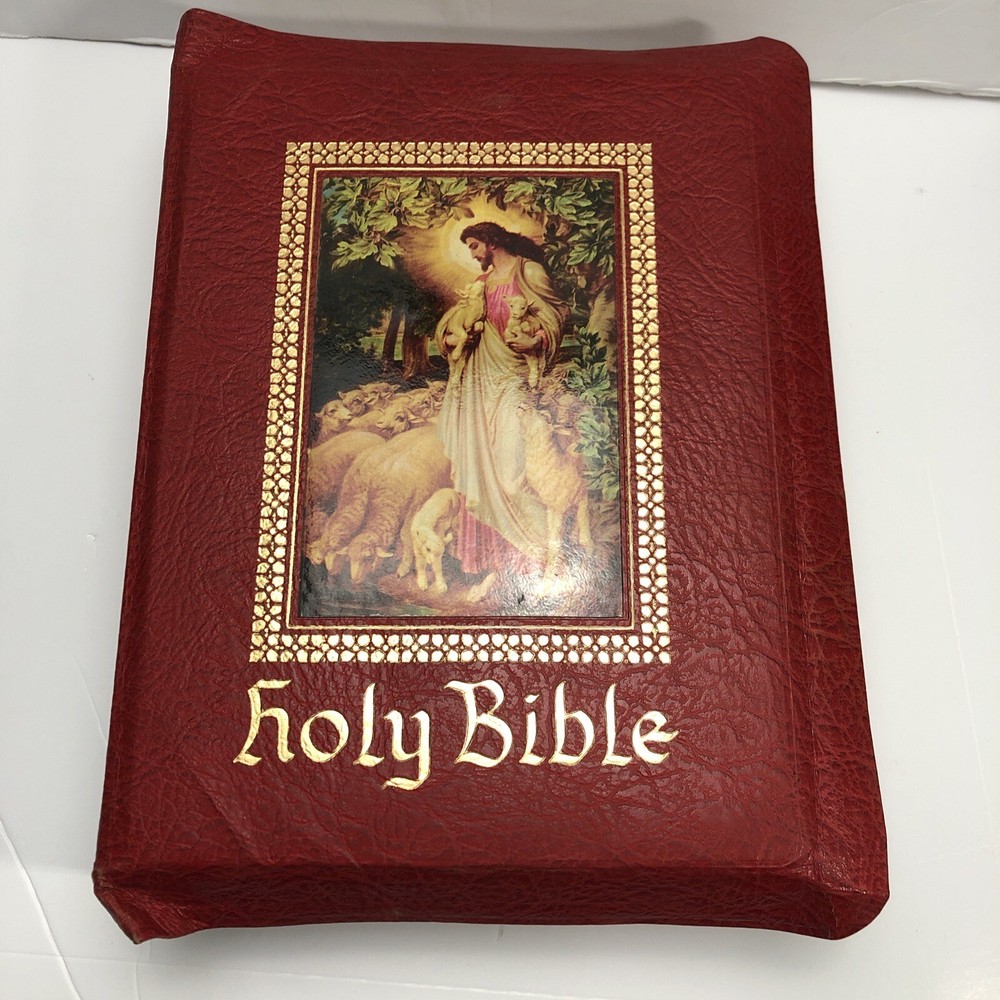Holy Bible, Good Leader Edition, Made In USA, Copyright 1950 With Box EUC