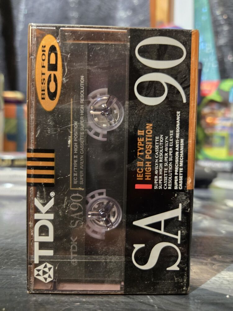 TDK SA90 Blank Cassette Tapes 90min High Bias Type II