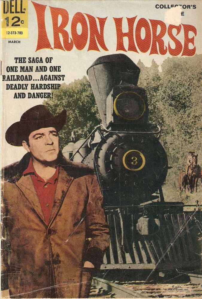 Iron Horse #1 FN; Dell | 1967 railroad comic - we combine shipping