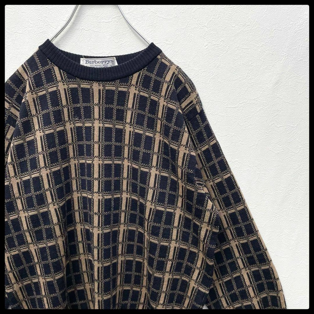Burberry knit sweater Men's Fashion from Japan
