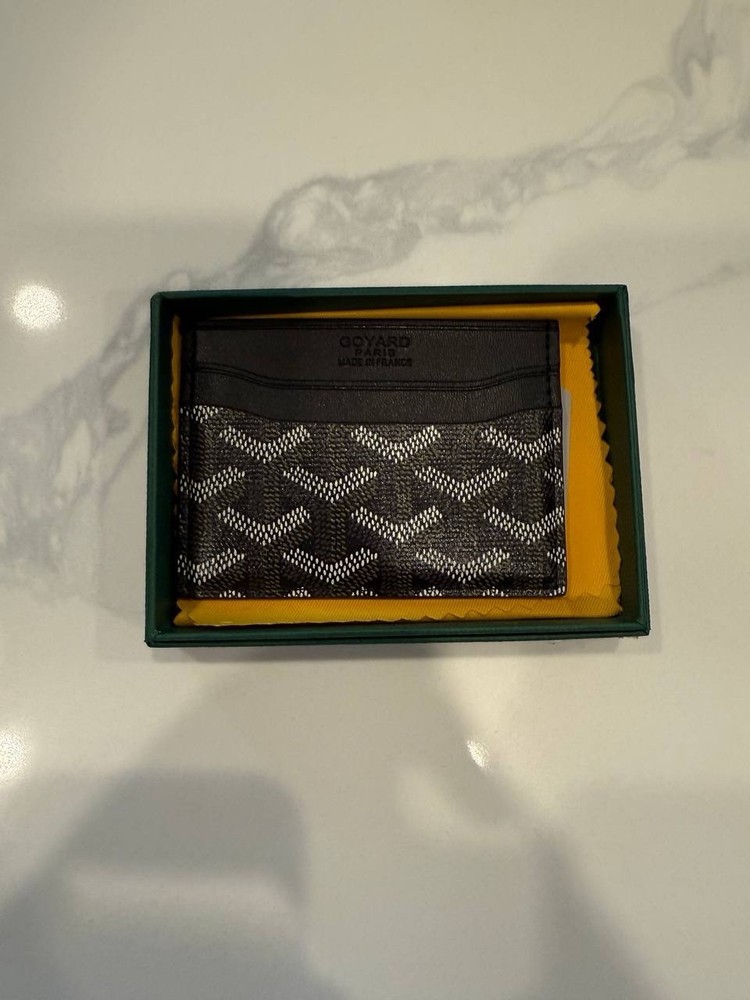 BestPrice Goyard Saint Sulpice Mens Black Card Holder Wallet