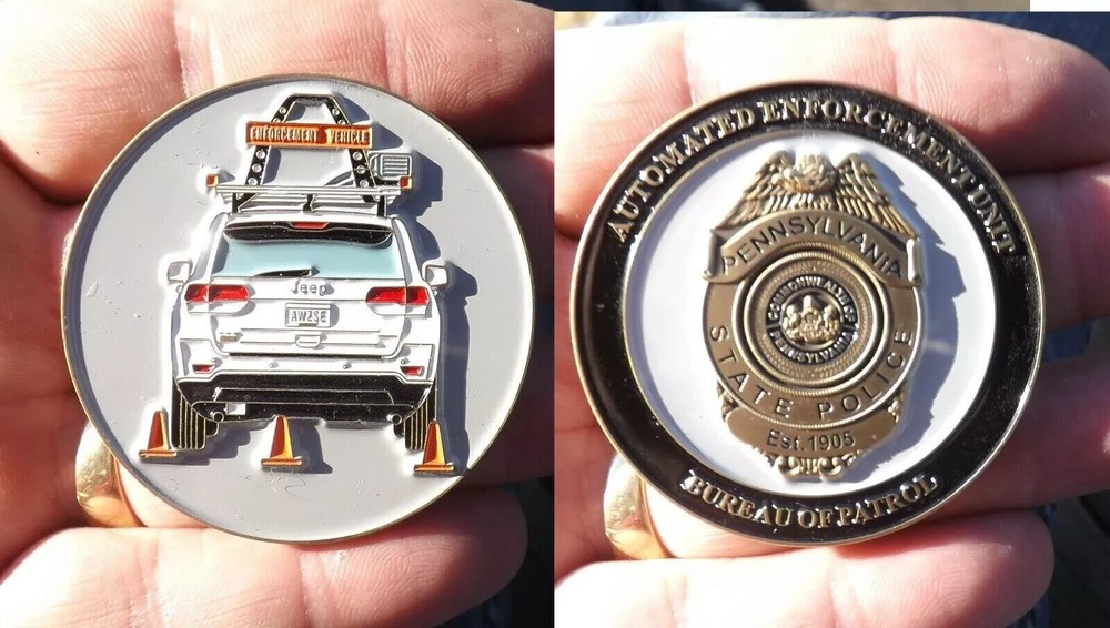 Pennsylvania State Police Automated Enforcement Unit Challenge Coin-image