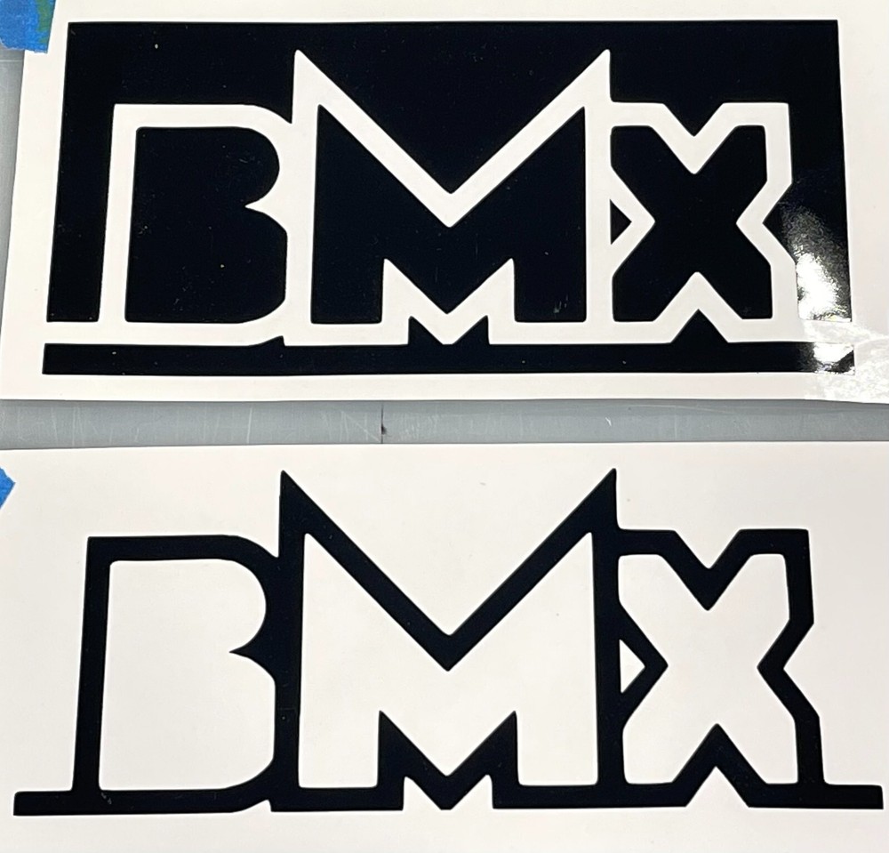 BMX Decal For Your Car-Tumbler-Bottle etc Many Sizes & Colors - Buy 2 Get 1 Free