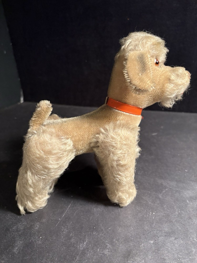 Vintage Steiff Snobby Mohair Poodle Dog Jointed Germany