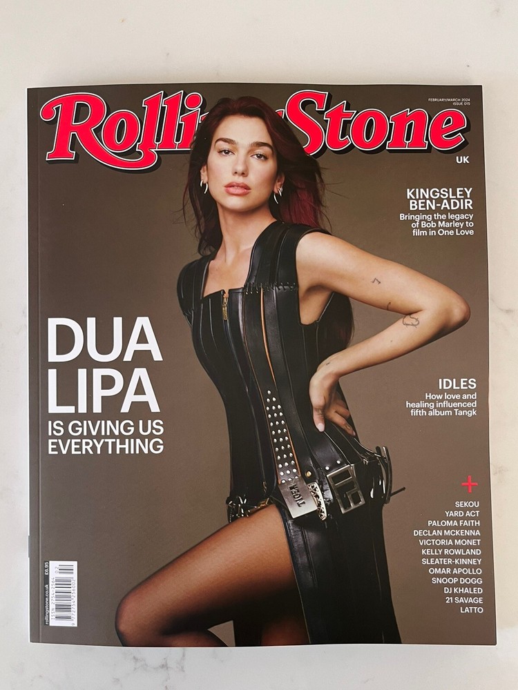 DUA LIPA / DJ KHALED / 21 SAVAGE UK ROLLING STONE MUSIC MAGAZINE 2024