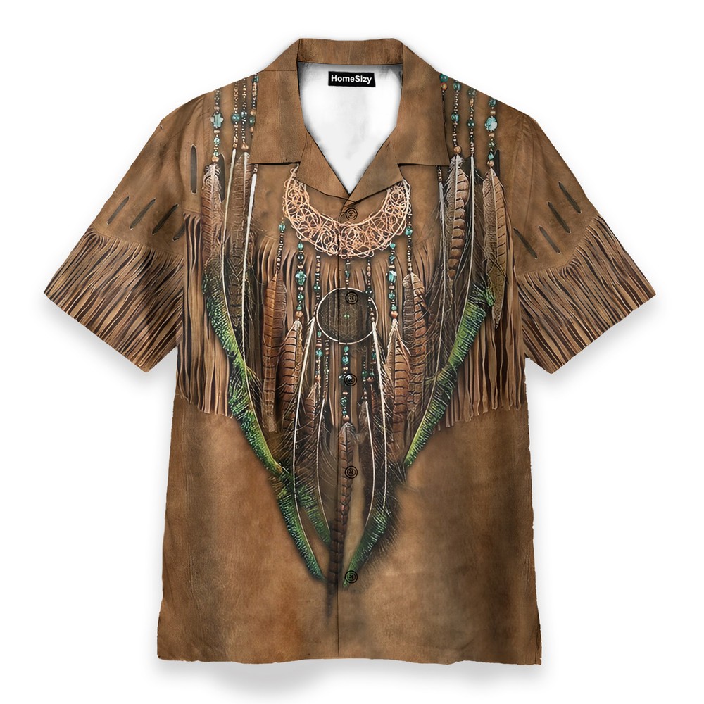 Native American Style Love Peace   Hawaiian Shirt Beach Shorts