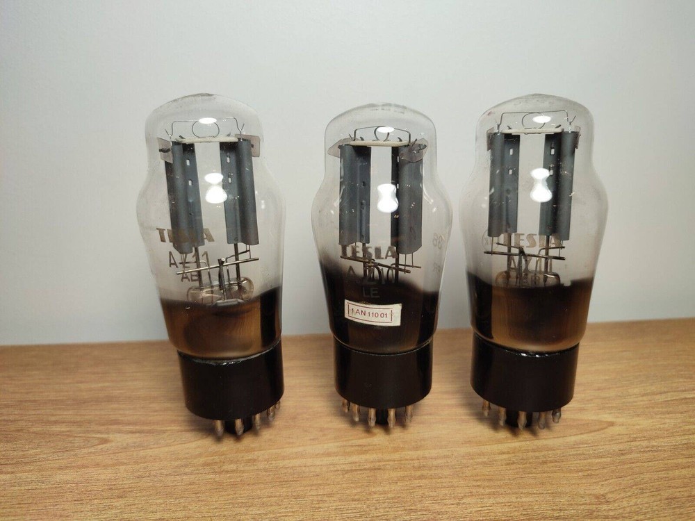 3Pcs TESLA AZ11 Ceramic Mica Rectifier Power Tube Strong Tested