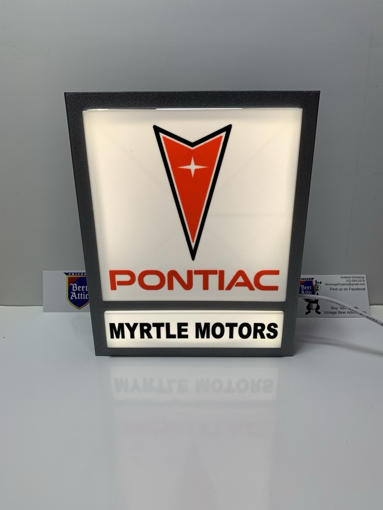 Pontiac Dealership Sign Replica. Customizable!