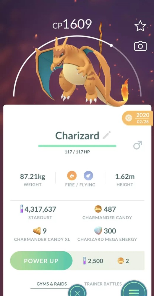 Pokemon GO Trade - Clone Charizard with 3 Moves