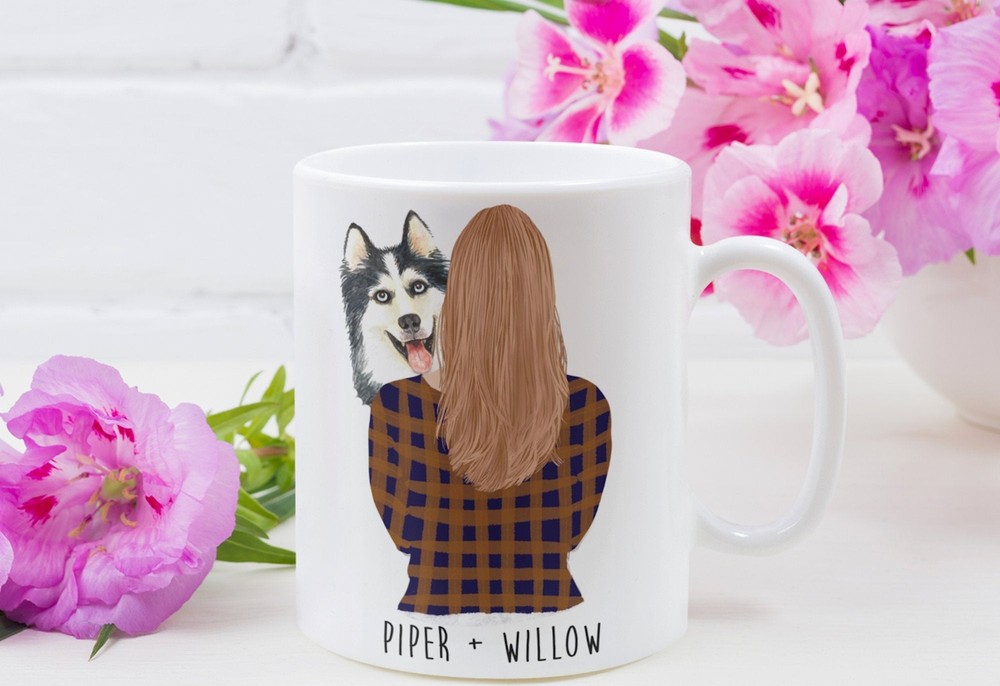 Husky Mug Husky Gifts Huskymom Personalized Husky Coffee Mug