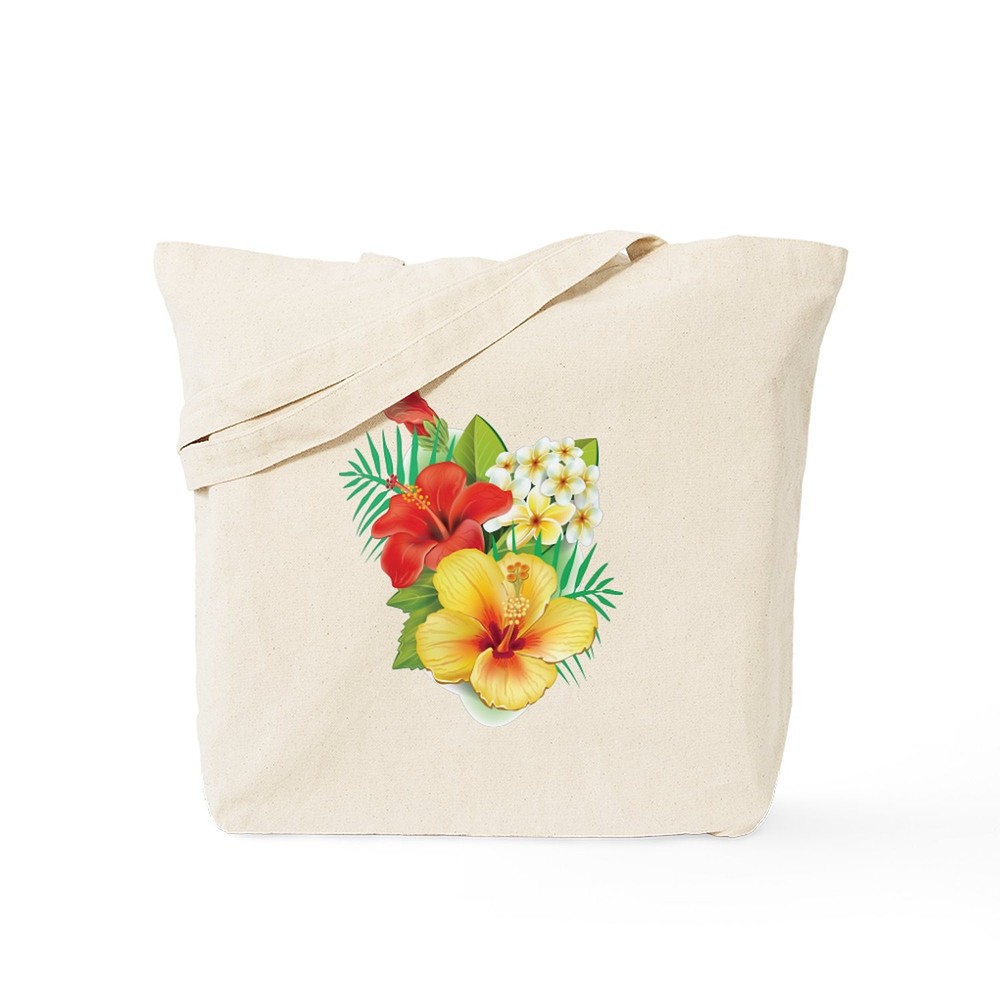CafePress Tropical Hibiscus Tote Bag (1361572847)