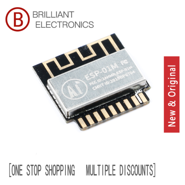 (5pcs)ESP8285 Serial to Module Smart Home/IoT/ESP-01M-image