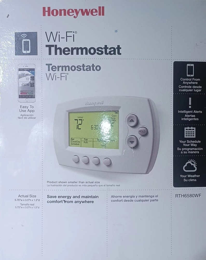 Honeywell RTH6580WF1001/W1 Wi-Fi Programmable Thermostat - Quantity 2￼Buy...