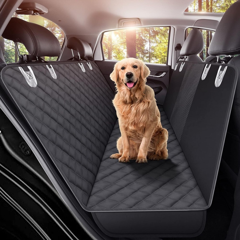 GXT Dog Back Seat Cover Protector for Cars SUV and Trucks with Mesh Window,