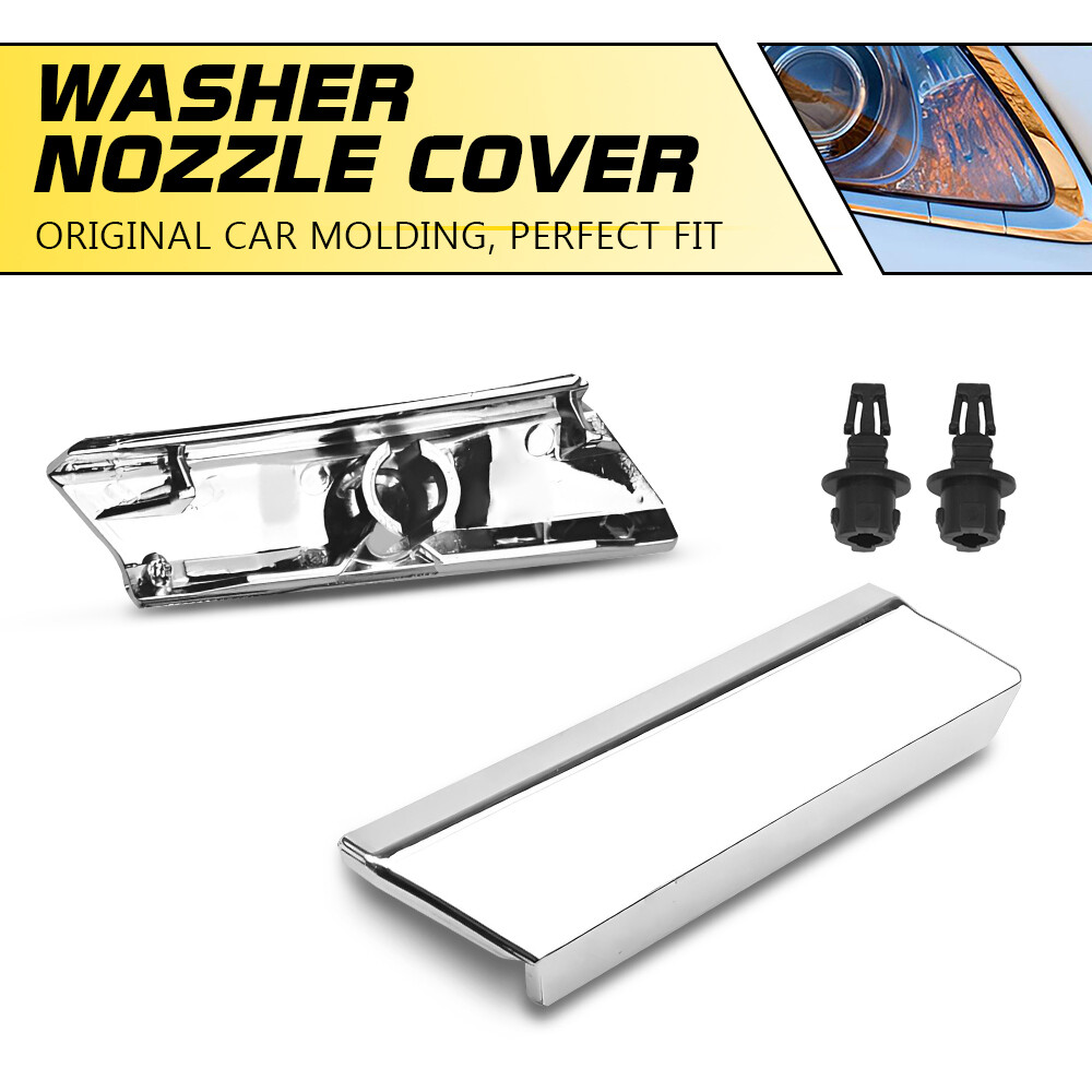 2x Headlamp Washer Nozzle Cover Headlight Cleaning Cap For 2007-11 Lexus GS350 U