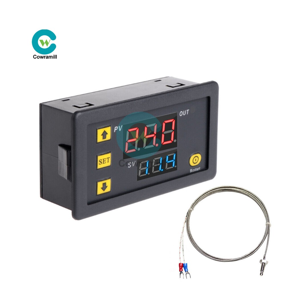AC110-220V K-Type Thermocouple  Digital Temperature Controller Sensor Thermostat