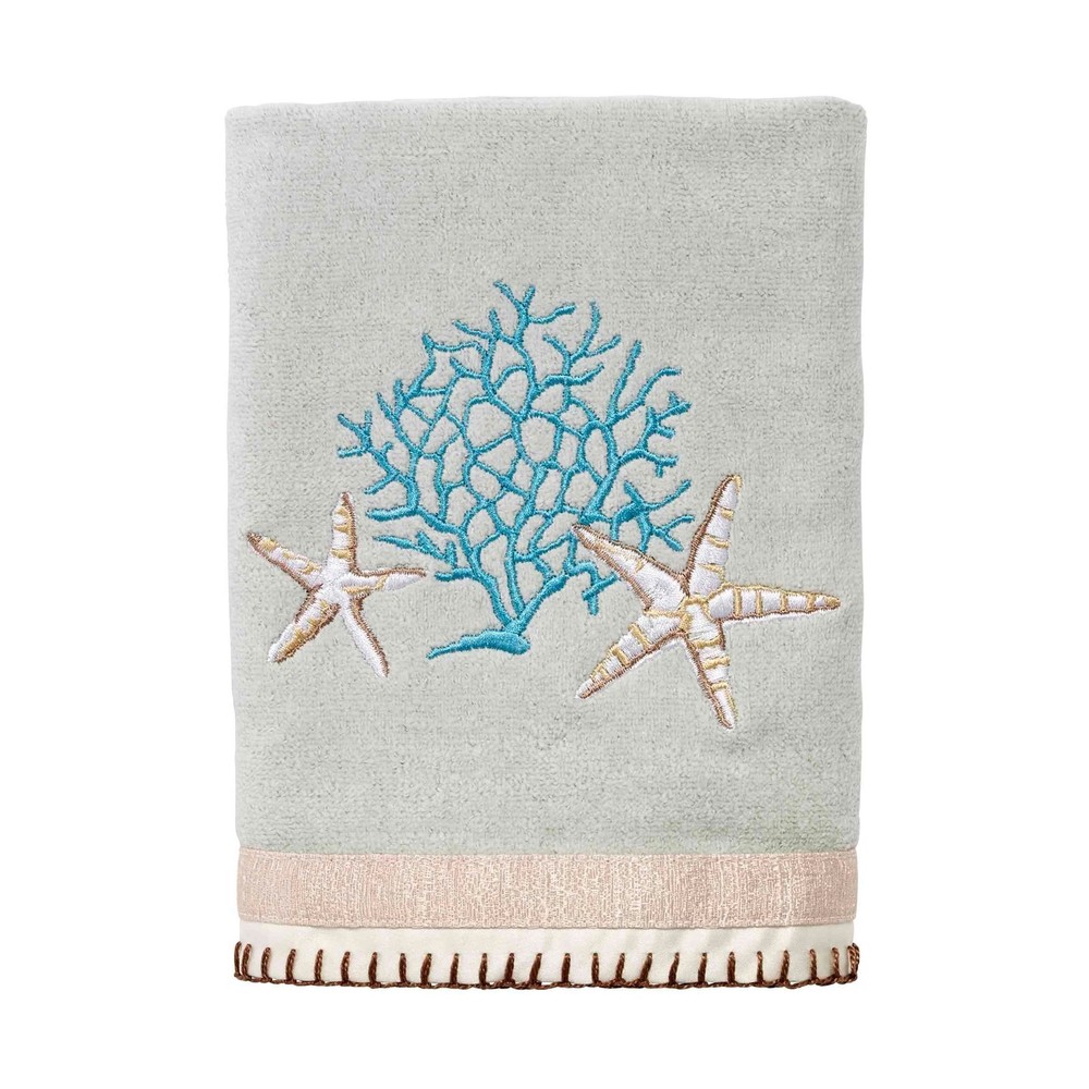 Avanti Linens Beachcomber Seafoam Hand Towel Soft Absorbent Bath Towel