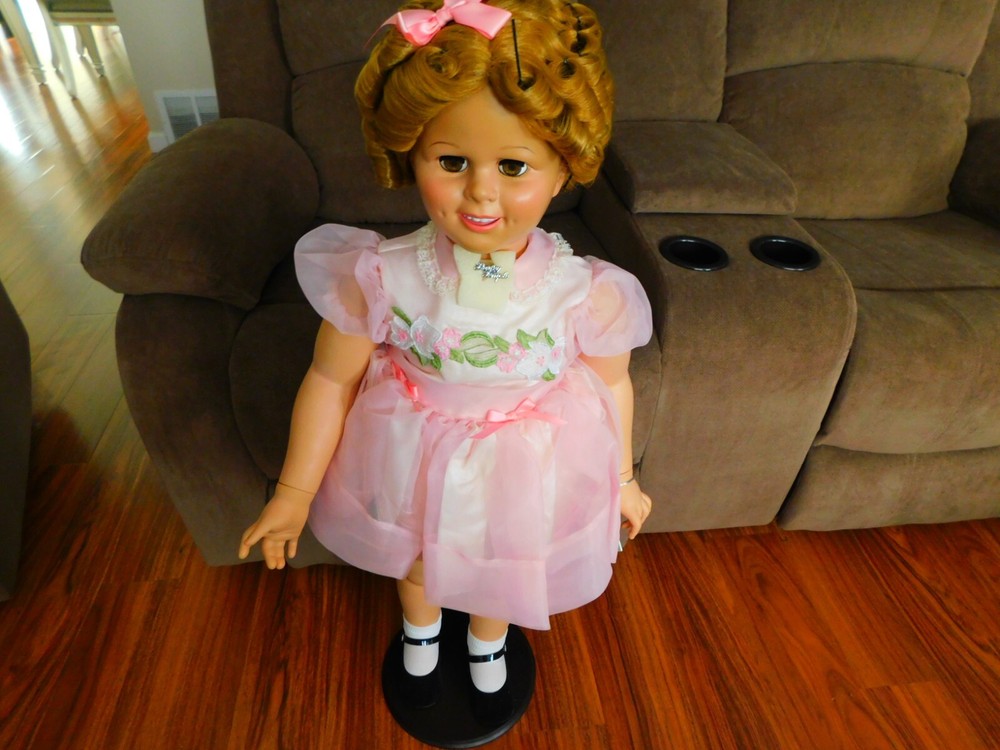 Danbury Mint Shirley Temple Playpal Doll 35 Inches Mint And Pristine In Box-image